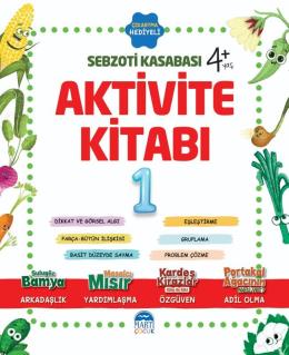 Martı Ç- Sebzoti Kasabası Aktivite Kitabı 1 +4 yaş